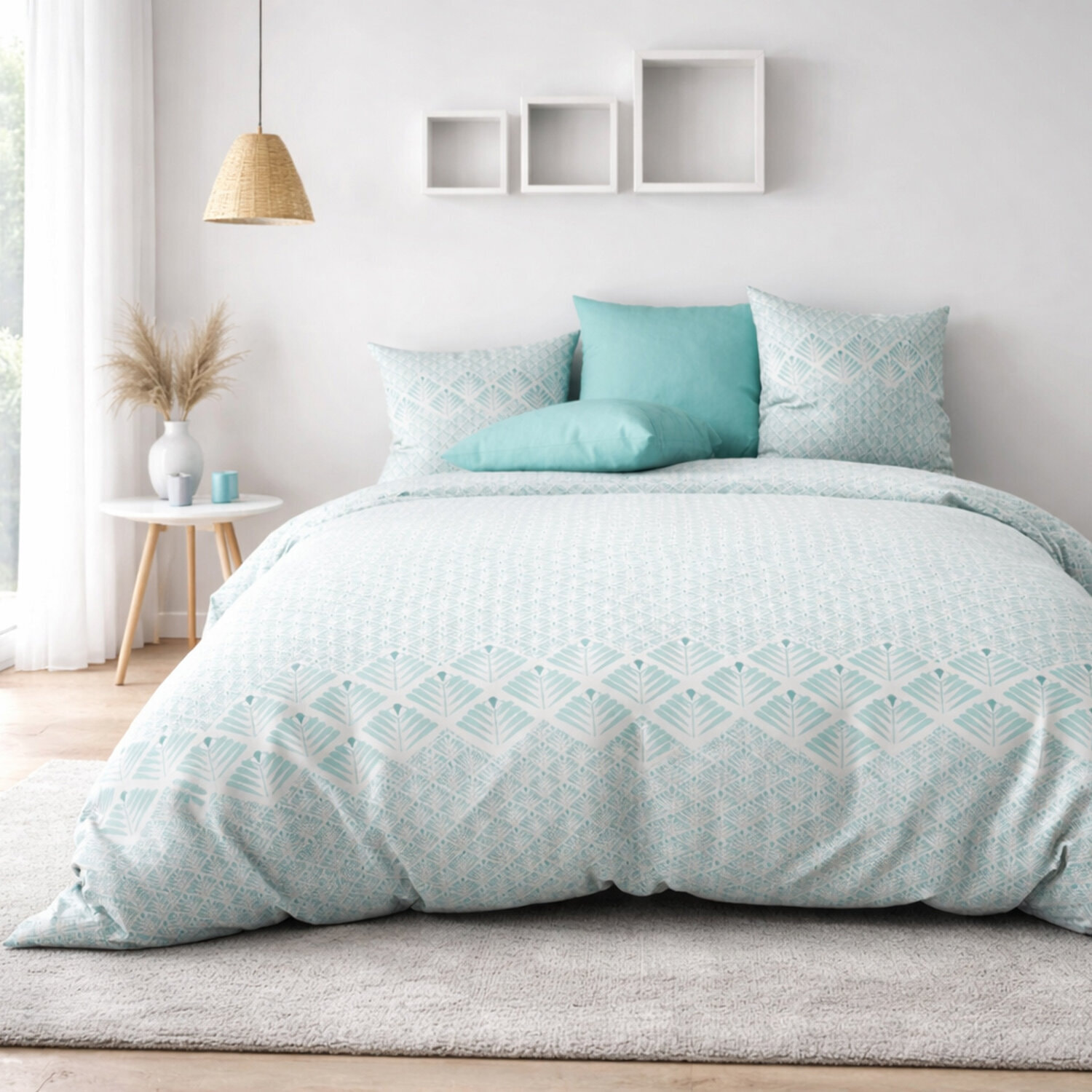 Parure de couette avec taie 100% microfibre Fanny