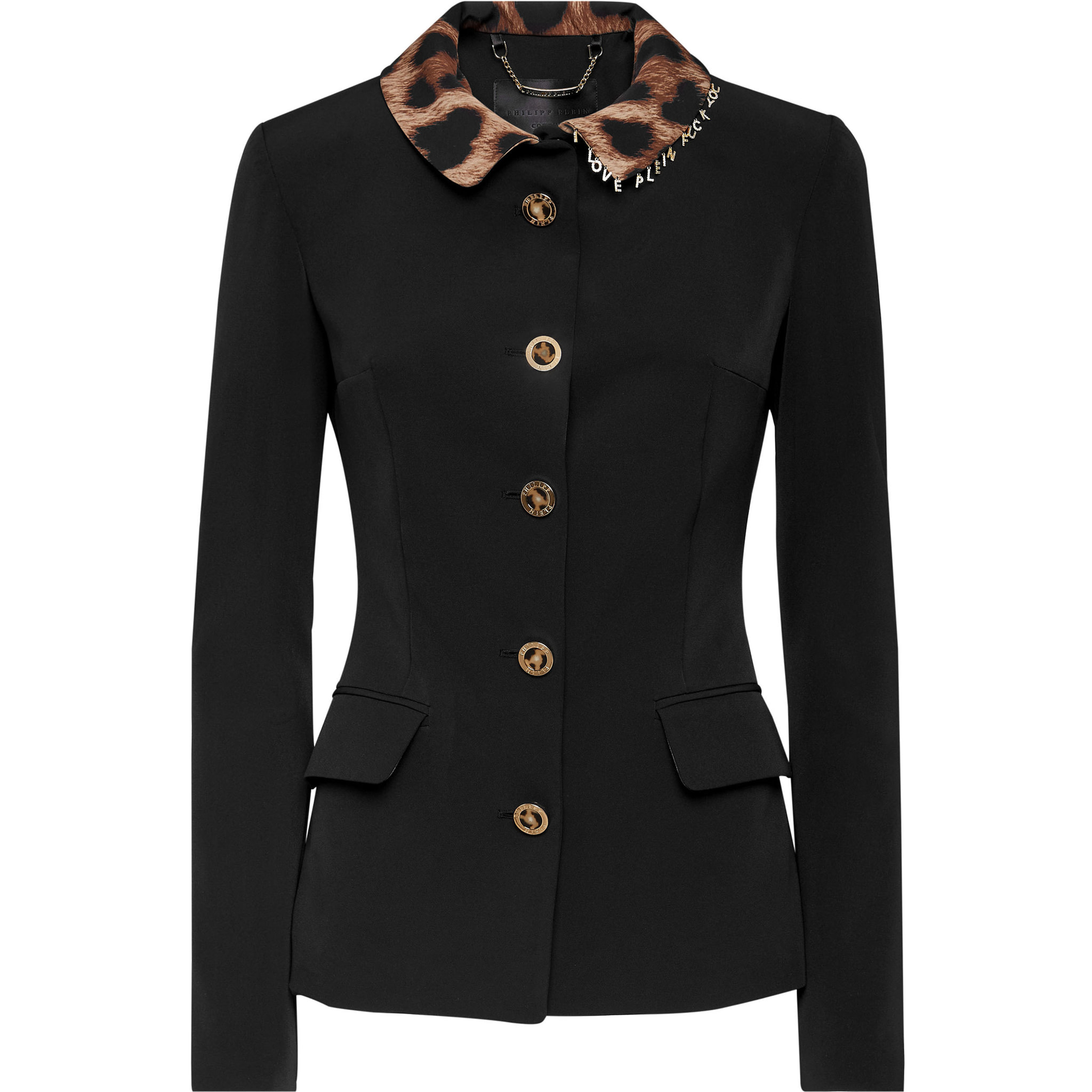 PHILIPP PLEIN Blazer LEOPARD