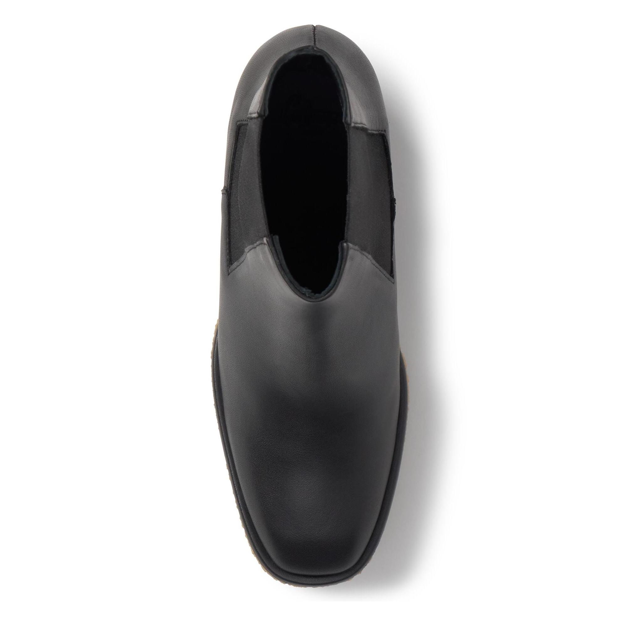 Botín de cuña Bambola en napa con cierre elástico