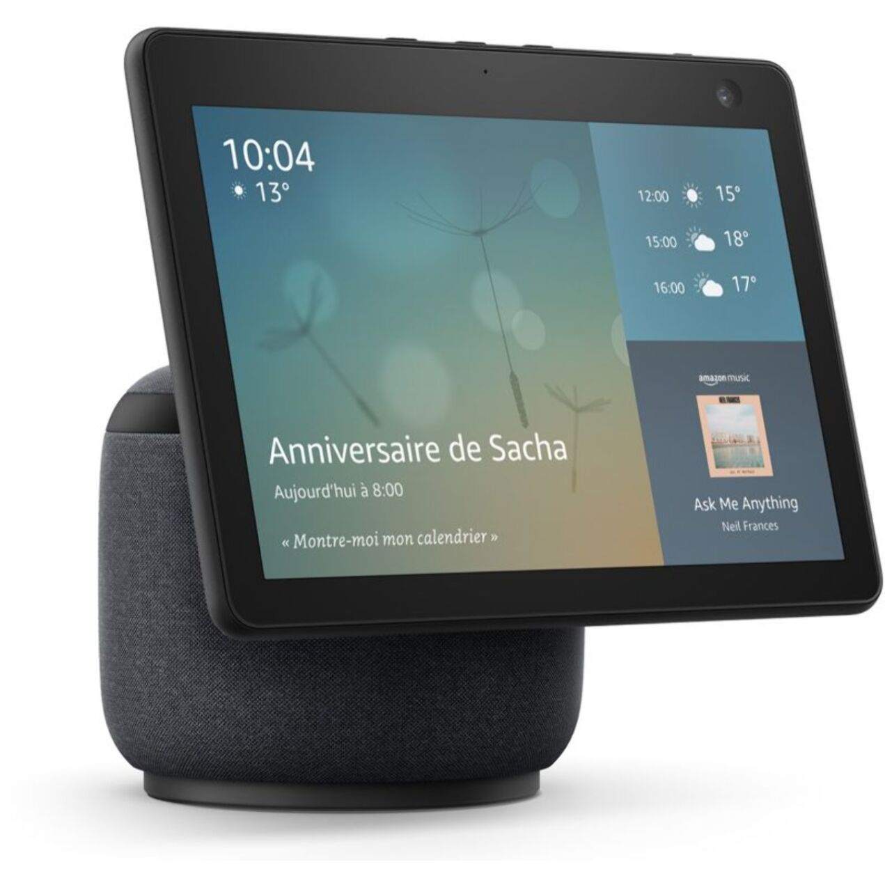 Assistant vocal AMAZON Echo Show 10 Noir