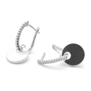 Pendientes acabado en Plata de Ley 925