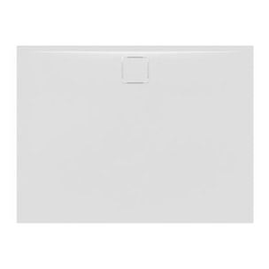 Vision Receveur de douche 120x90cm + Siphon Eslim90. Marbre coulé, blanc (SATSVVI12090B-S)