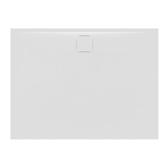 Vision Receveur de douche 120x90cm + Siphon Eslim90. Marbre coulé, blanc (SATSVVI12090B-S)