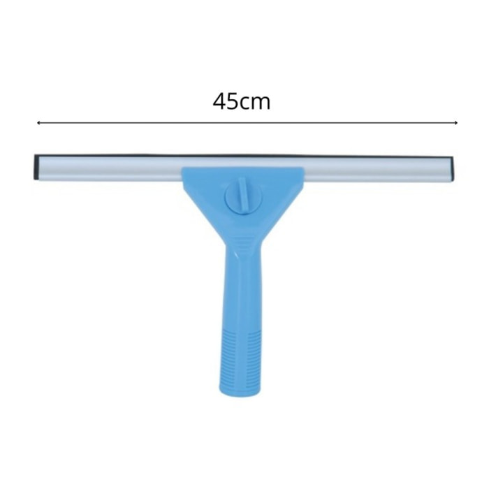 Raclette à  vitres 45cm - Coloris aléatoire  - Compatible manche télescopique MSV