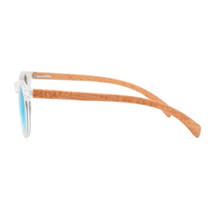 Gafas de Sol Feler 1522M-4 Polarizadas de Madera Unisex 48 mm