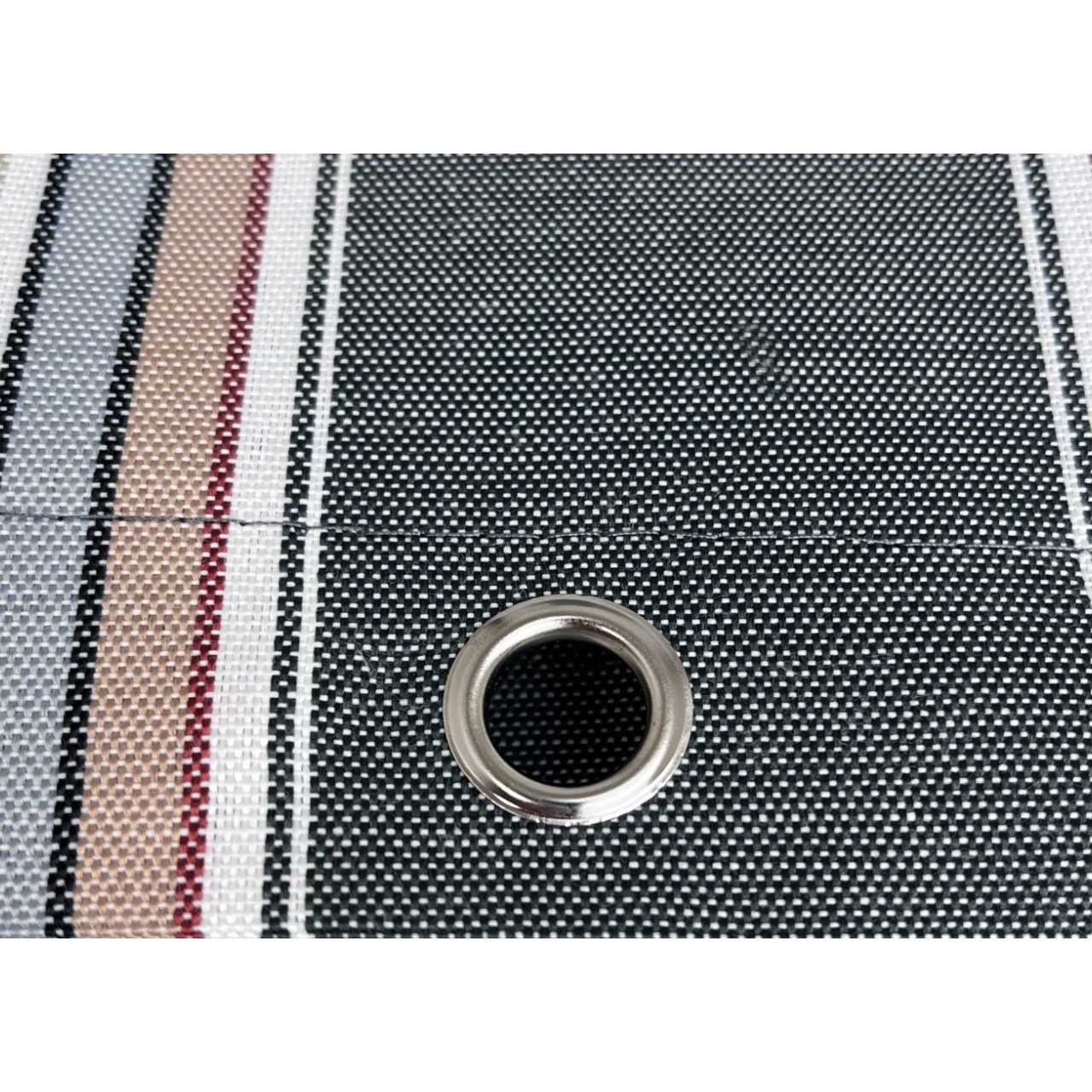 Tenda Da Sole Per Esterni Impermeabile Resistente Con Anelli Riga Fine Verde 150x300