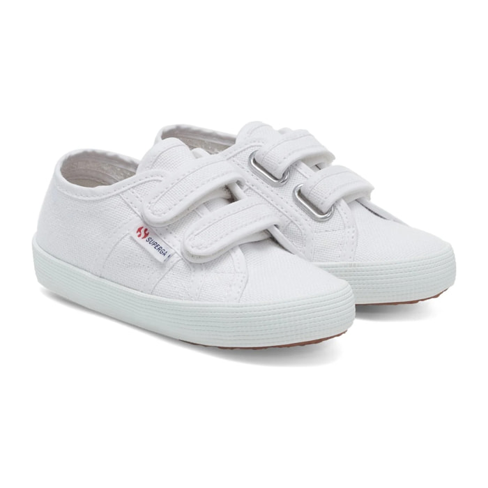 Le Superga Bambino/a Bianco 2750 Kids Straps Easylite