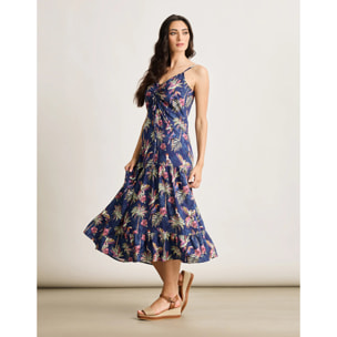 Vestido Largo Azul - Sampeti