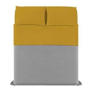 COMPLETO LETTO MAX COLOR MADE IN ITALY COTONE- SENAPE MATRIMONIALE