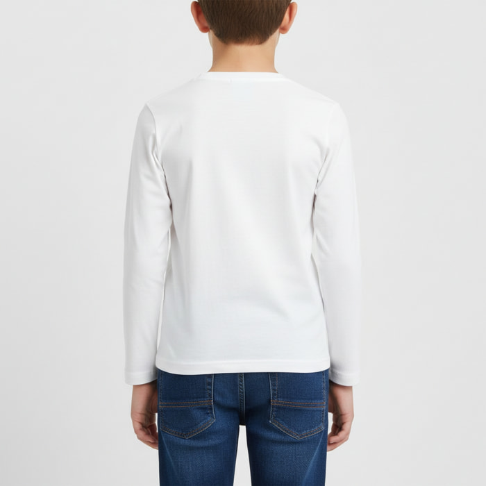 T-shirt con stampa logo