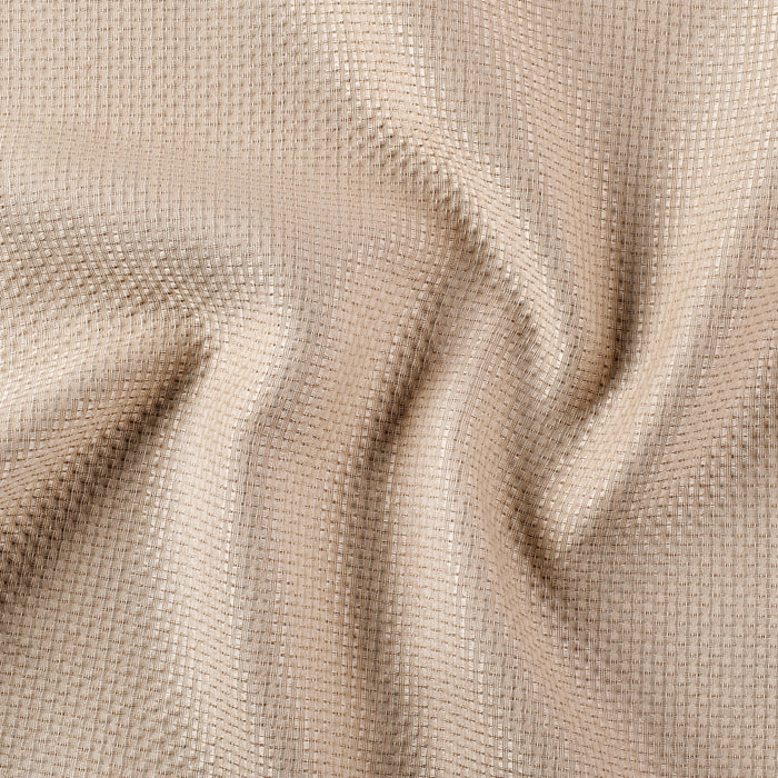 Rideau phonique coton et chanvre tressage naturel - Beige