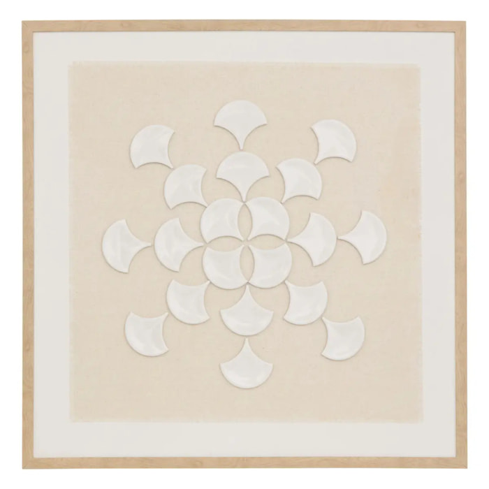 Toile 3D Houria beige 78x78cm