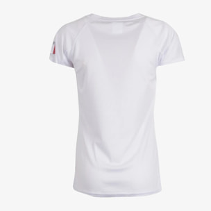 T-shirt Esercito a maniche corte sport bianca donna