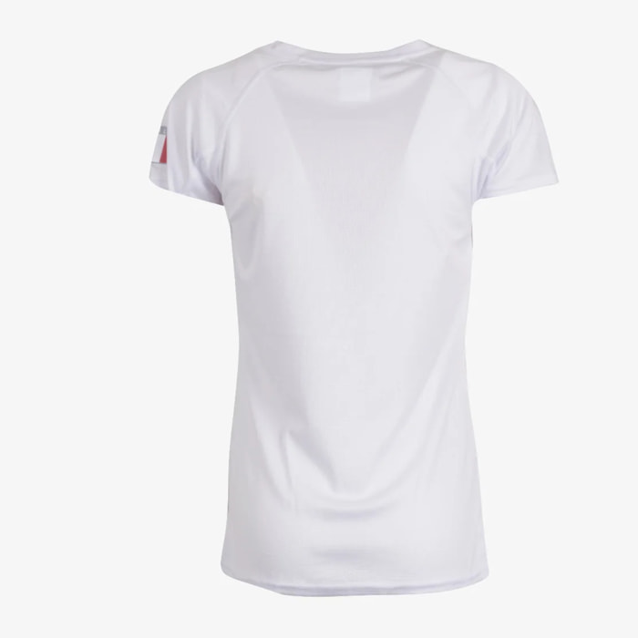 T-shirt Esercito a maniche corte sport bianca donna