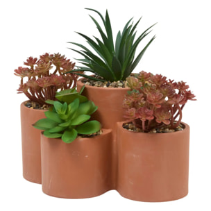 Plante artificielle en pot Wonj 22x16cm