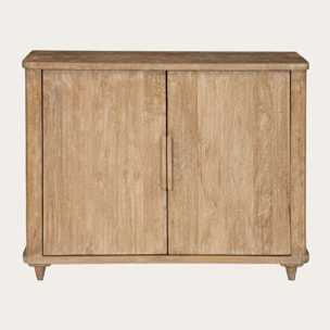 Buffet Alen -bois massif de mangue-couleur arabica 105 x 80 x 38 cm