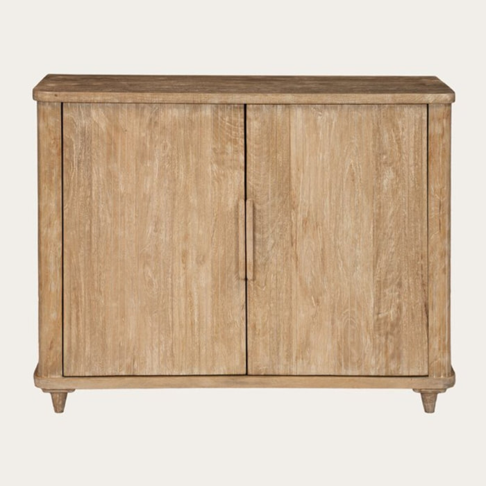 Buffet Alen -bois massif de mangue-couleur arabica 105 x 80 x 38 cm
