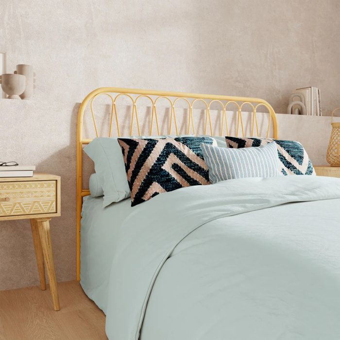 Tête de lit en rotin naturel 140 cm - Elior