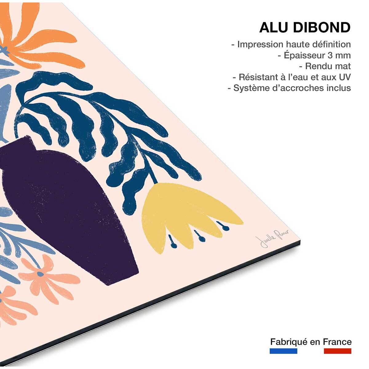 Tableau bouquet d'été Tableau alu Dibond