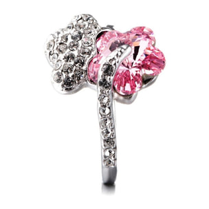 Anillo Flower adornado con cristales de Swarovski