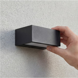 LEDS C4 Aplique Ip66 Nemesis Aluminium 90*220Mm E27 15W Gris Urbano