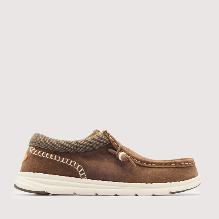Mocasín Casual Serraje Marrón - Yamboo