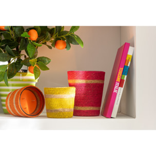 J-Line bougie parfumée Panier - Vanilla Escape - orange - small - 45H