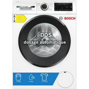 Lave linge séchant hublot BOSCH WNG254ASFR - 10,5/6 kg - 1400 tr/min - Classe D - Moteur induction - Dosage automatique - Série 6