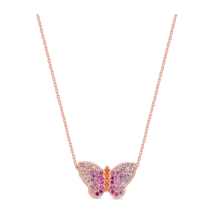 Collar Kwera acabado oro rosa 18k