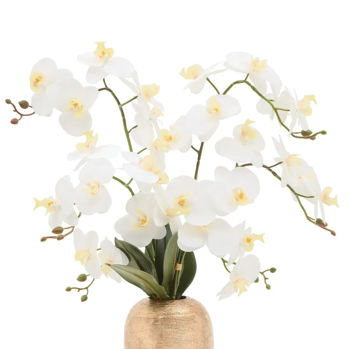 Orchidée artificielle Naoko H.75cm doré