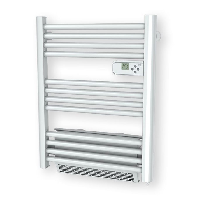 Radiateur sèche-serviette compact 500w soufflerie 1000w
