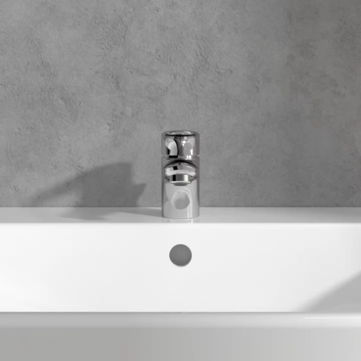 Mitigeur lavabo compact O.novo Start avec tirette chrome