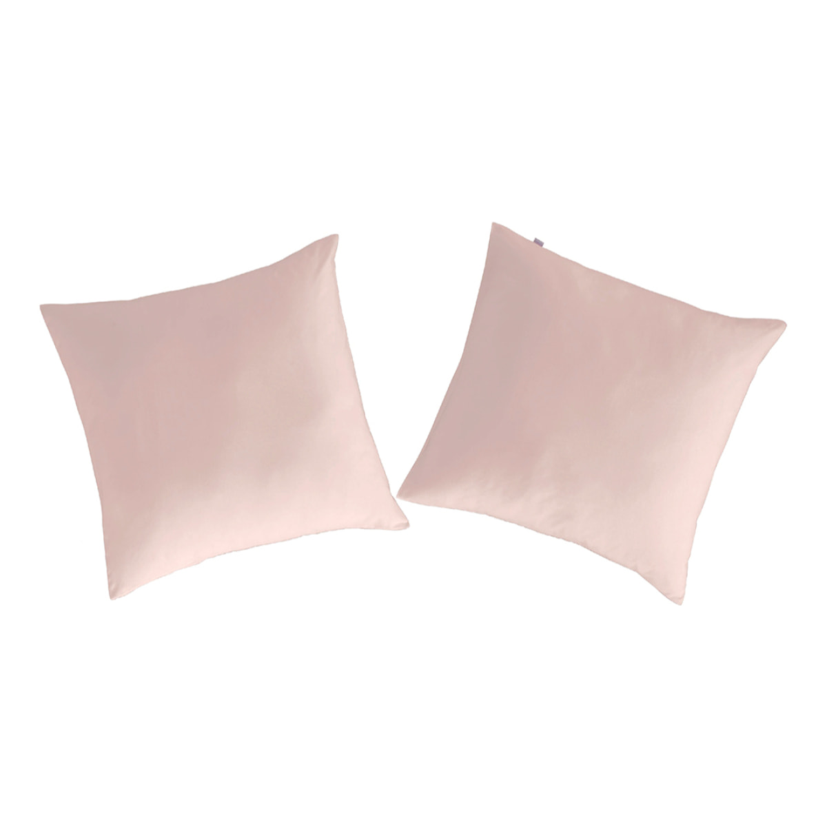 2 Taies d'oreiller CASUAL en coton - rose