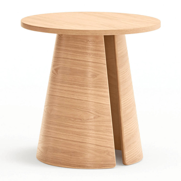 Mesa auxiliar redonda Cep natural