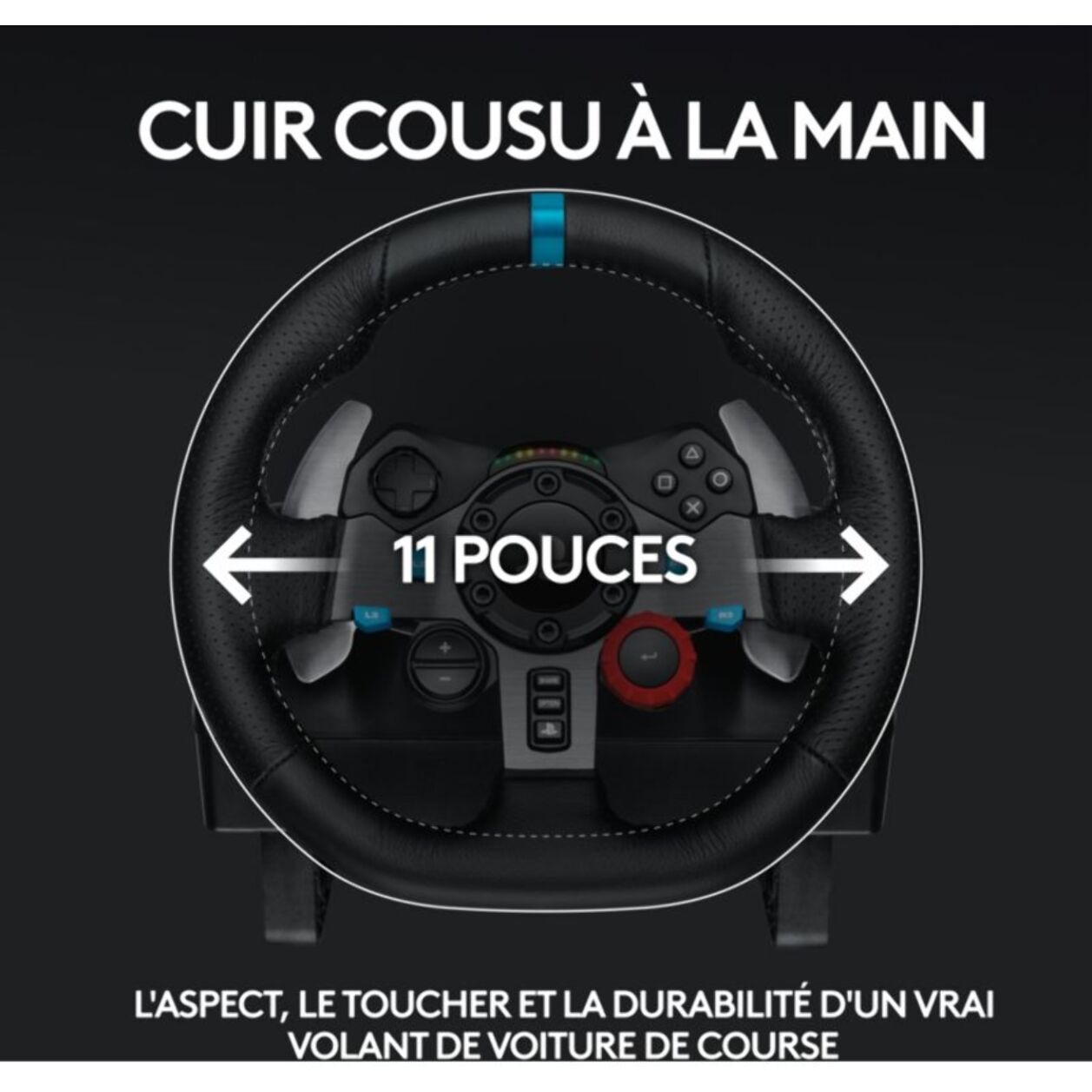 Volant + Pédalier LOGITECH G29 Driving Force PS5/PS4/PS3/PC