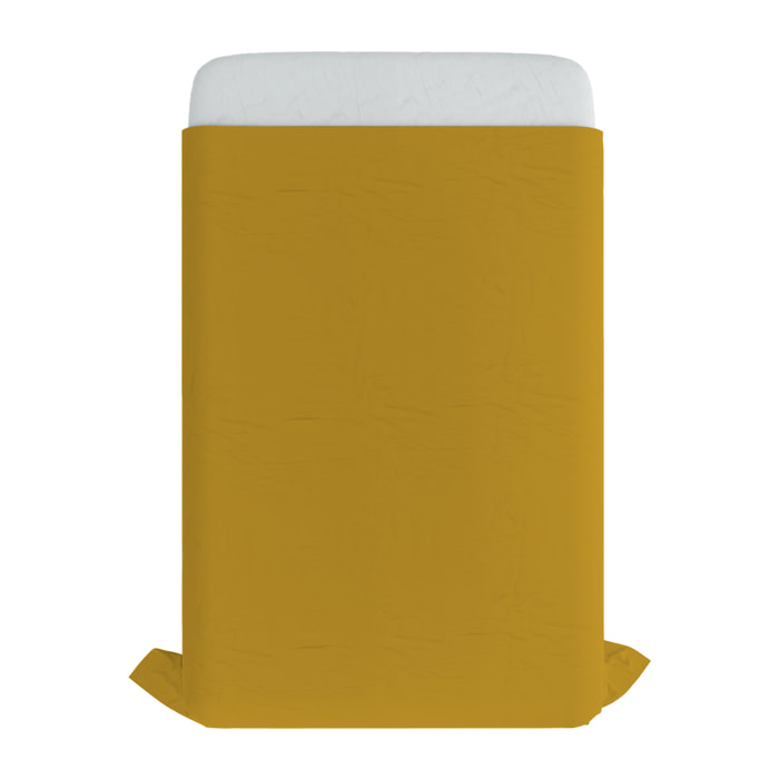 LENZUOLO SOPRA TINTA UNITA MAX COLOR, 100% COTONE - PIAZZA E MEZZA