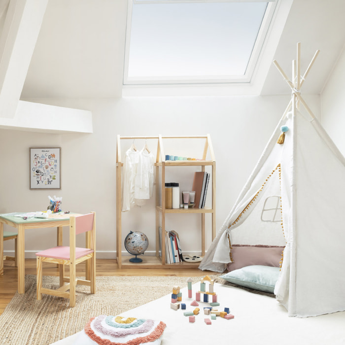 Globe en métal D20cm bleu