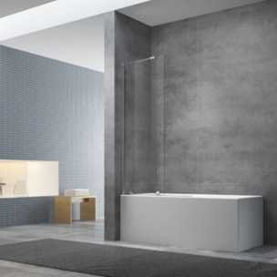 Walk-In Xmotion Pare baignoire 150x117,5 cm, chrome (SATWIXMVZ150)