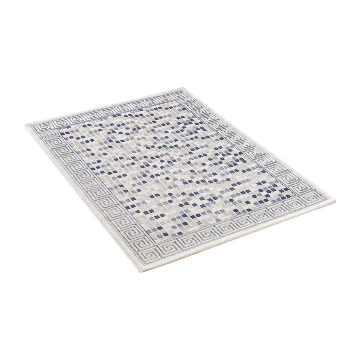 Tapis salon et chambre tissé motif géométrique TUJA