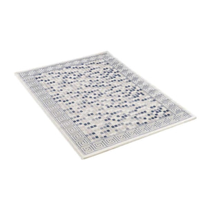 Tapis salon et chambre tissé motif géométrique TUJA