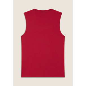 Canotta in Cotone con Stampa frontale in tono colore