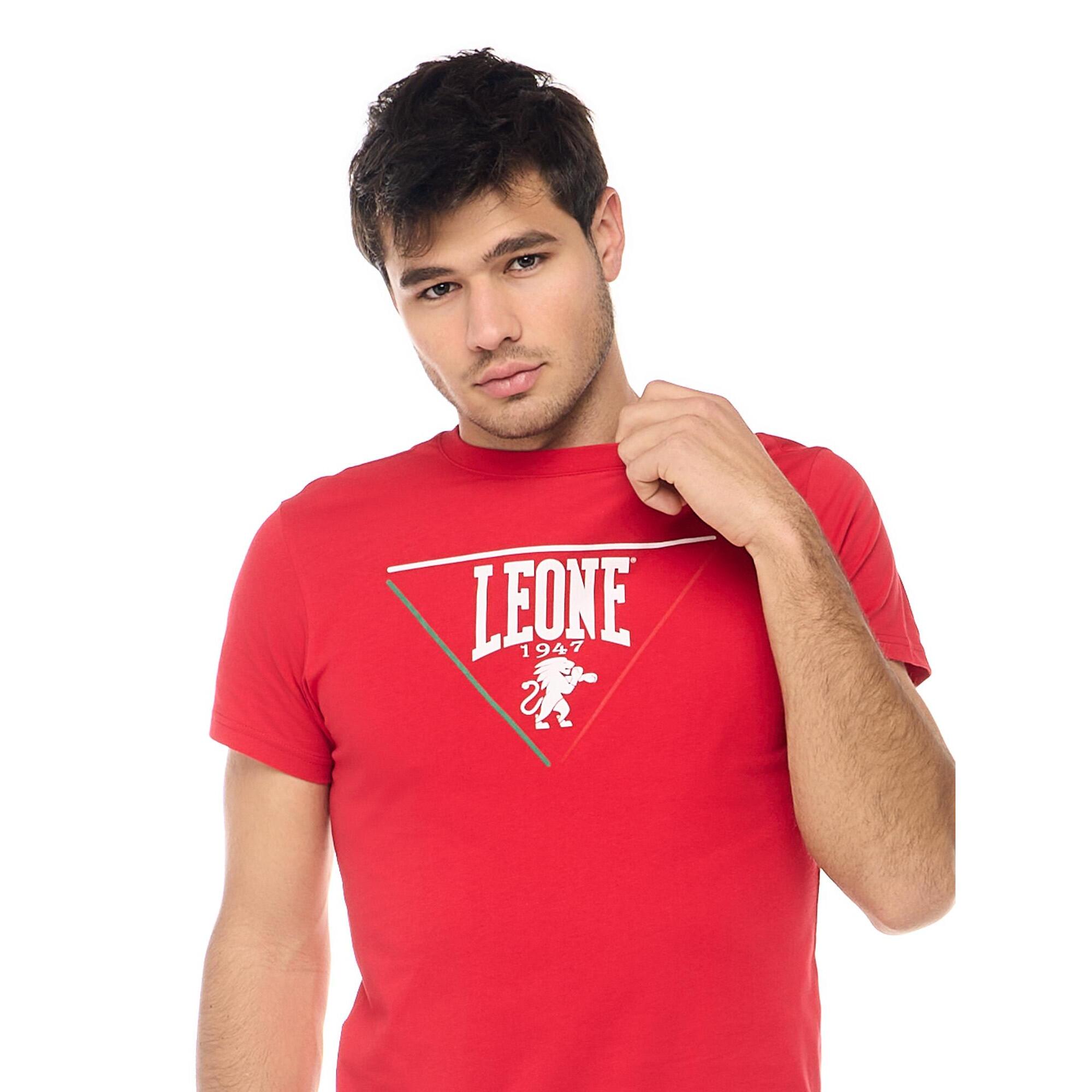 T-shirt a maniche corte da uomo Leone Patch