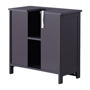 Mobile bagno sottolavabo grigio 60x30x60 - Caroline