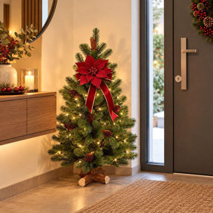 Abete wisoncon con base legno - Pezzi 1 - VERDE - Bianchi Dino SpA