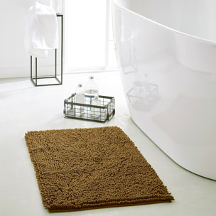 Tapis de bain mèche uni ESSENTIAL bronze