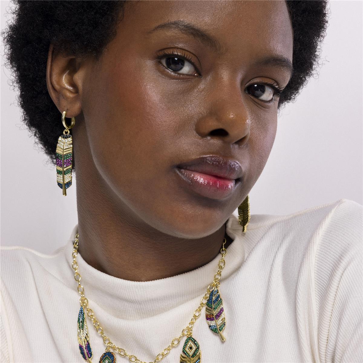 Pendientes Lux by Lux acabados oro 18k