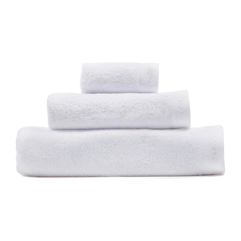 Lot de 3 serviettes CASUAL - 100% coton - 500grm/2 - blanc