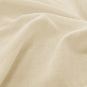 Tissu en étamine unie non feu M1 - Beige