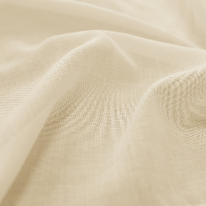 Tissu en étamine unie non feu M1 - Beige