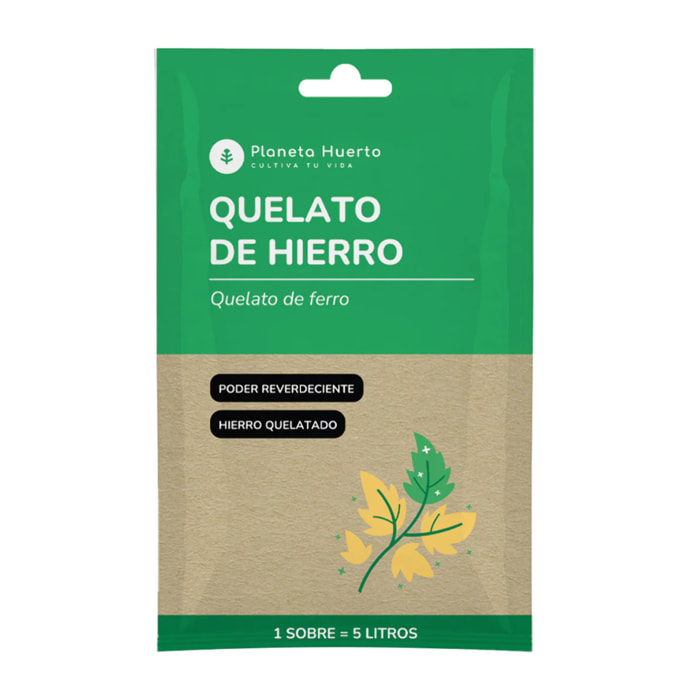 Quelato de Hierro Planeta Huerto Sobre para 5 L